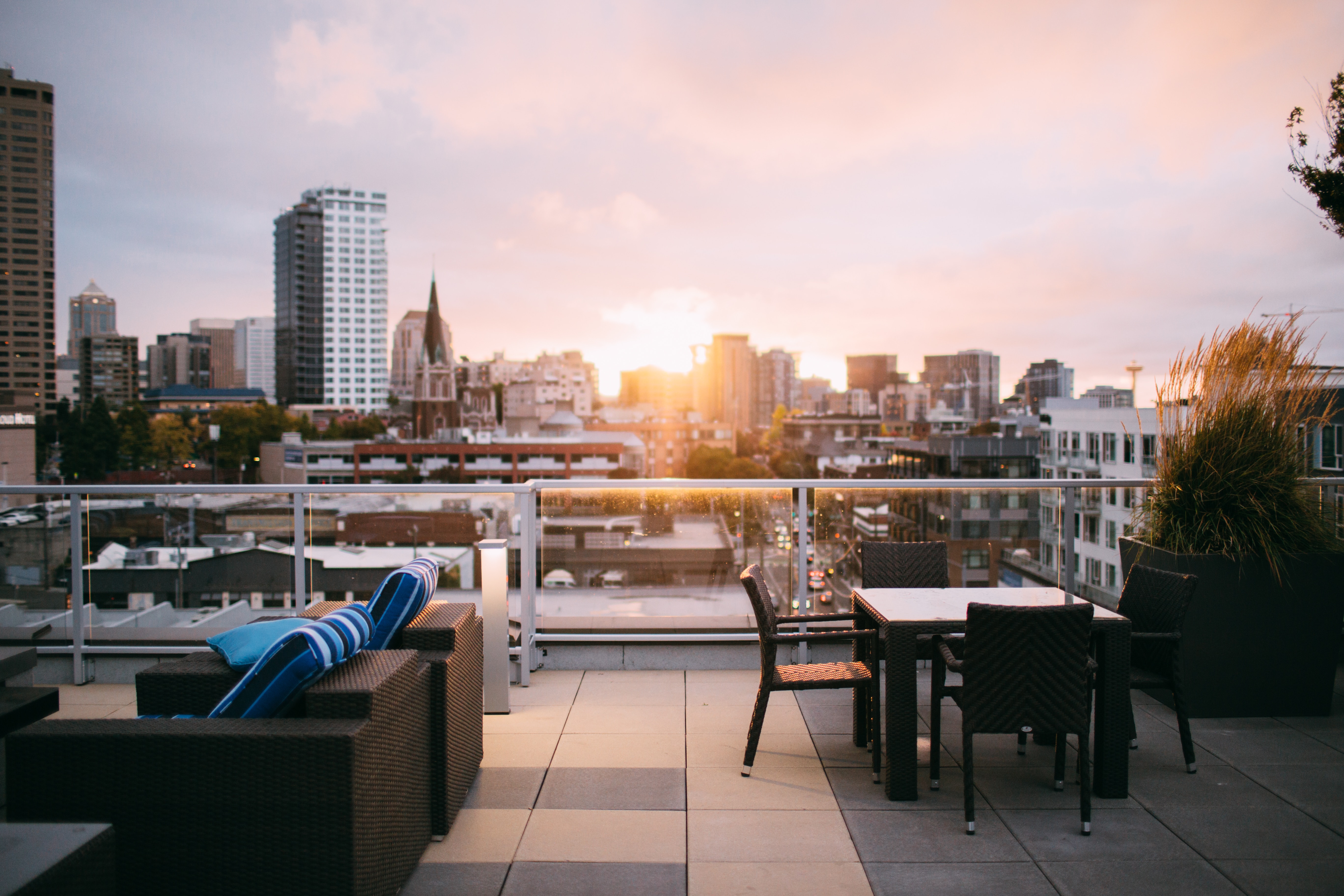 rooftop view